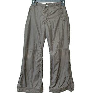 Gap Kids Snow Fleece Lined Pants Snowboard Ski Size 8 Plus Brown Boot Cut